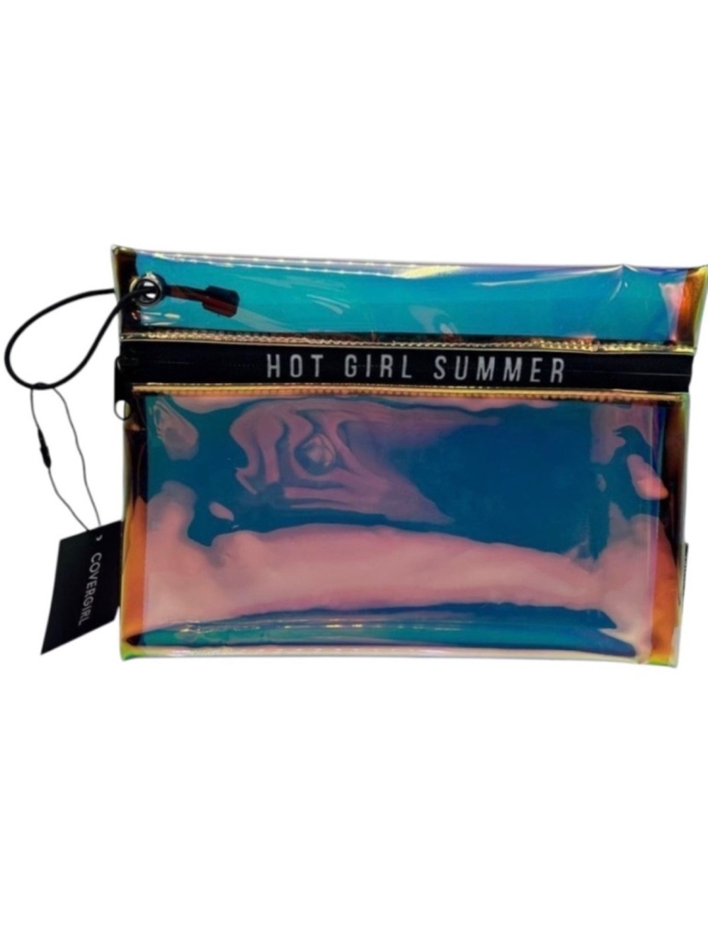 Covergirl Holographic Bikini Pouch New Wet Swimsuit Pouch Hot Girl Summer